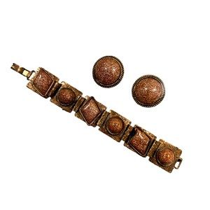 Vintage 60’s earring and bracelet set